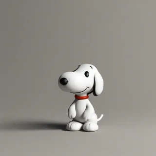 3d snoopy