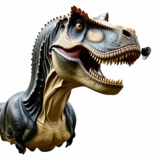 T-rex with a mustache