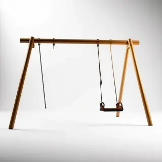swingset with swing