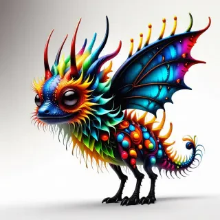 Colorful Fantastical creature