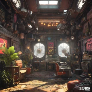 decopunk environment