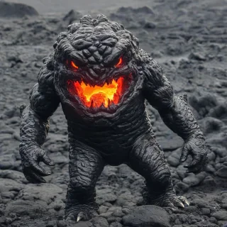 a lava monster