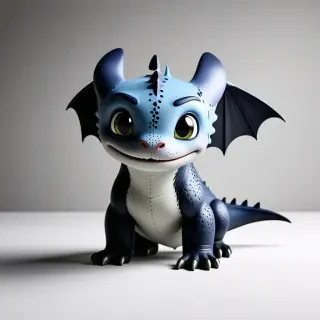 Light fury from how to train your dragon