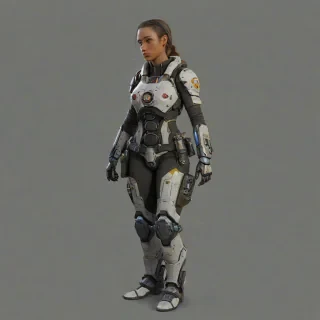 female mech pilot