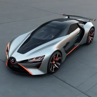 Cool futuristic car