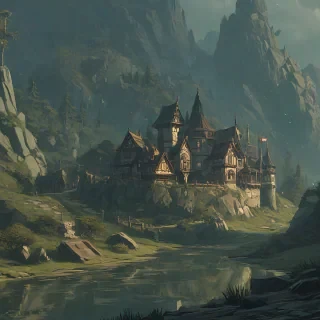 Andreas Rocha style scene