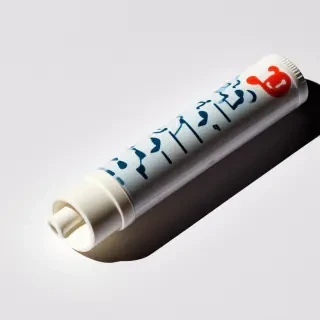 rolled down tube of toothpaste