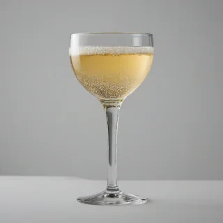 champagne coupe glass, on a plain white background, even lighting