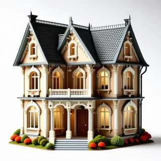 Victorian style doll house