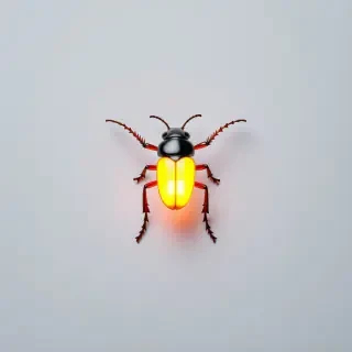 illuminated rove beetle
