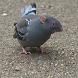 Rat and a pigeon hybrid