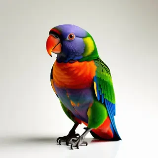 a rainbow lorikeet
