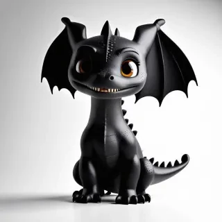 Toothless the cartoon dragon