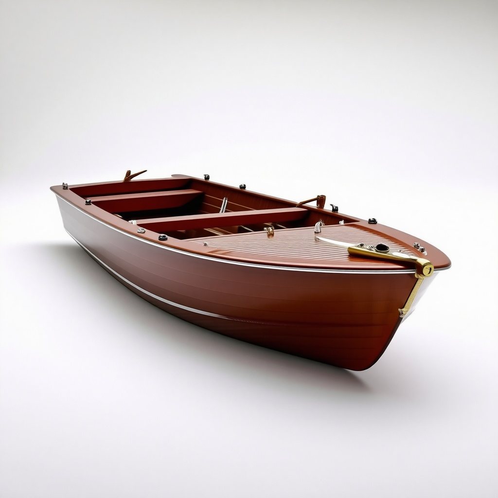 wood runabout motor boat