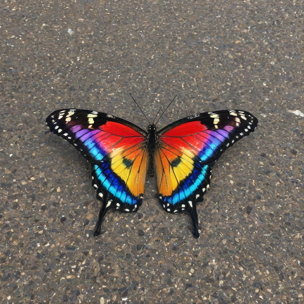 Rainbow butterfly