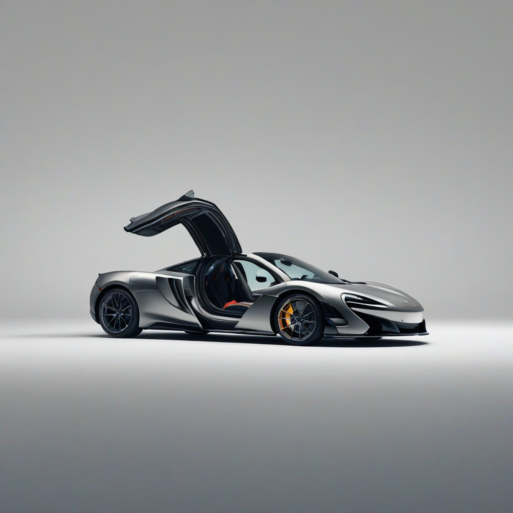 McLaren  sports car, on a plain white background, even lighting