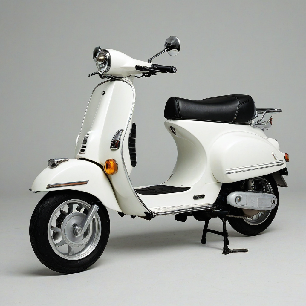 scooter, on a plain white background, even lighting