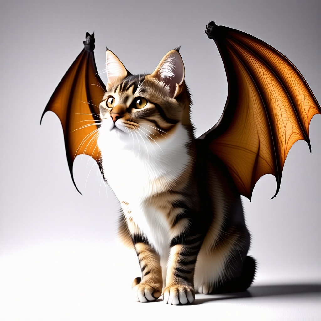 cat with dragon wings