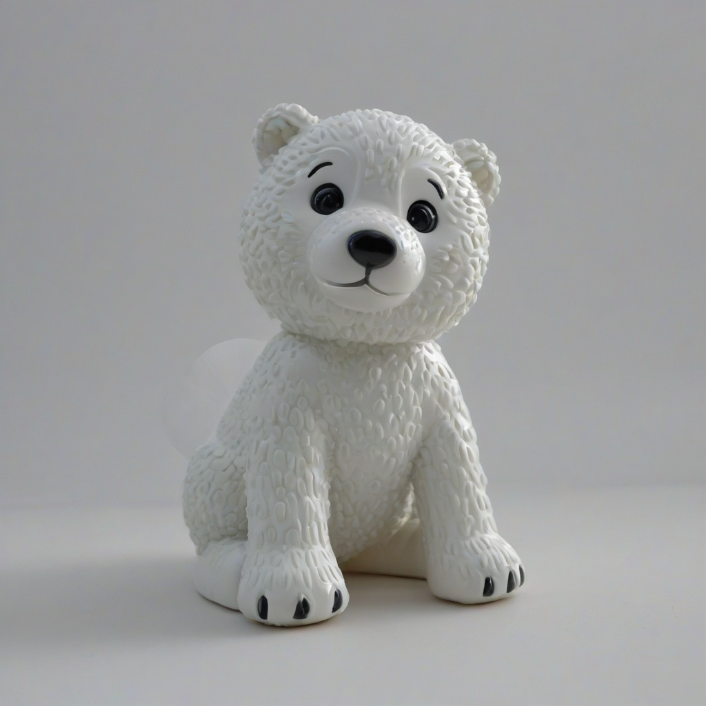 kids toy made of plastic, on a plain white background, even lighting